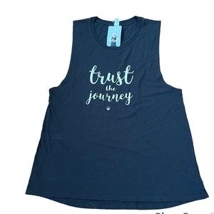 NWT •  Inner Fire Muscle Tank | Trust the Journey